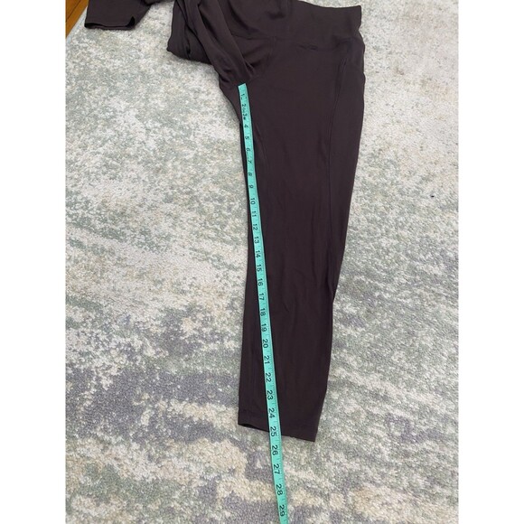 Quince Women Size L Power-Up High-Rise Training Pocket Legging Espresso Leggings - Picture 6 of 8